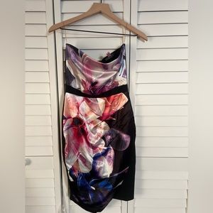 Lipsy London Flower Print Dress